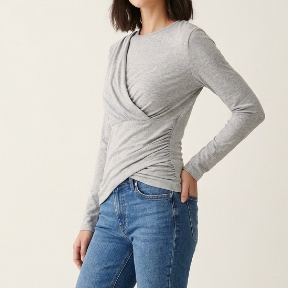 Lanston Tops - Lanston Long Sleeve Twist Front Top